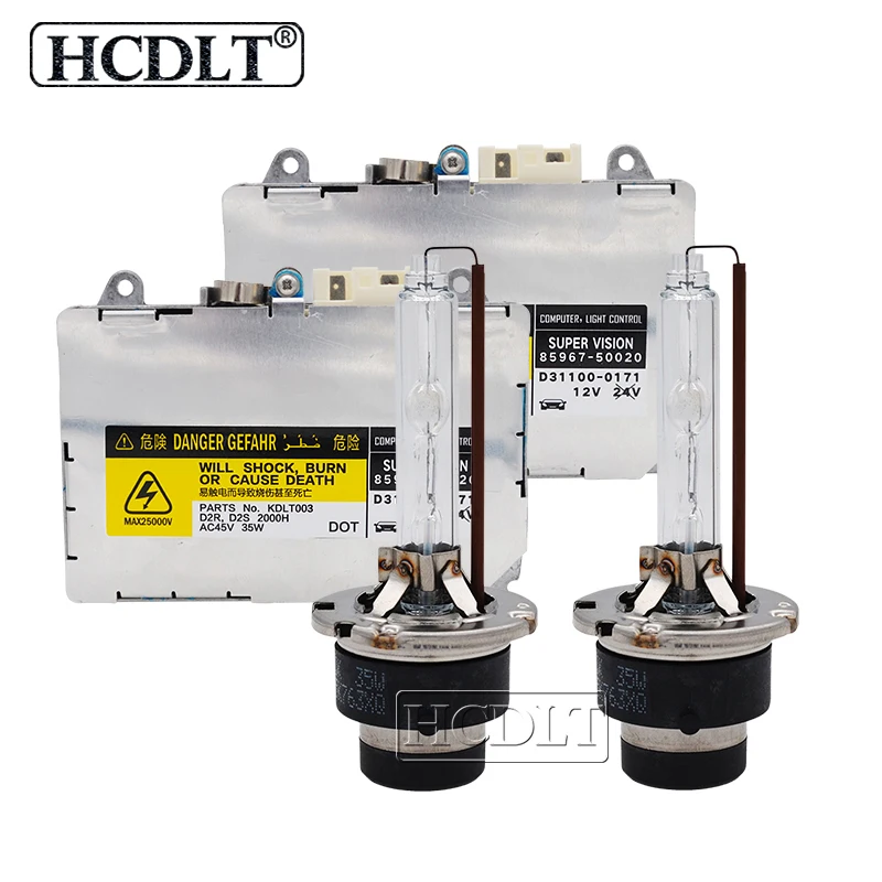 HCDLT 2020 Новый супер яркий D2S D4S ксенон HID комплект 35 Вт 5500K лампа OEM 8596750020 балласт Xenon