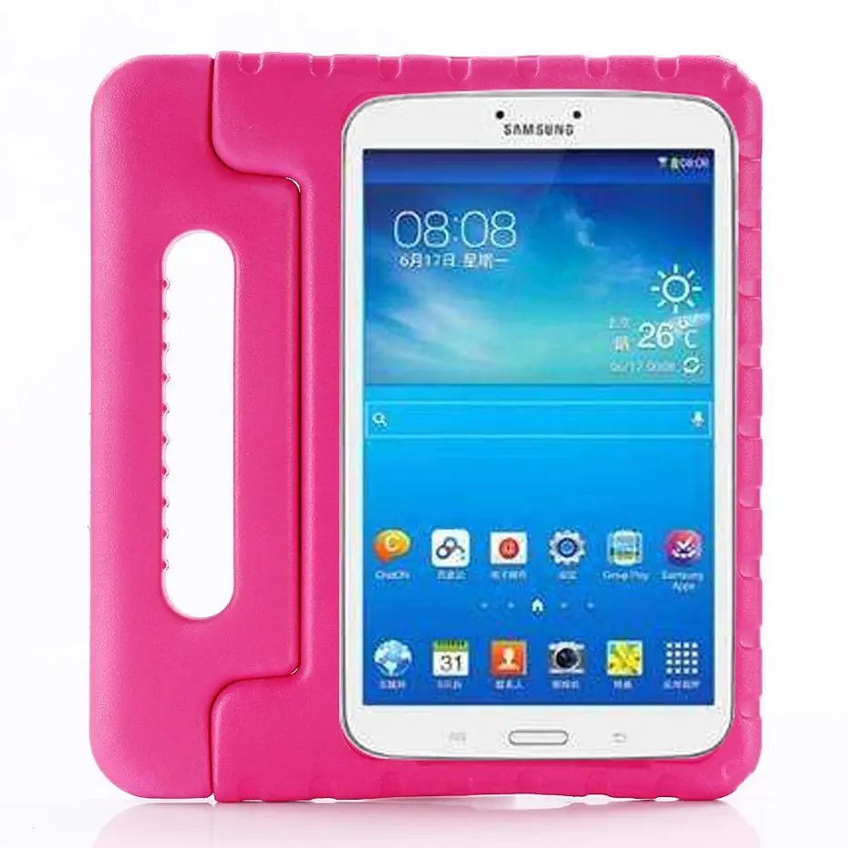 Детский чехол подставка из ЭВА с ручкой для Samsung Galaxy TAB A 8 0 дюйма 2017 T380 T385|Чехлы