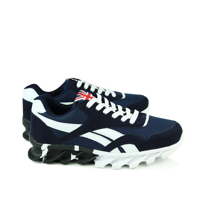 Мужская повседневная обувь на шнуровке цвет красный синий сезон лето-весна-осень