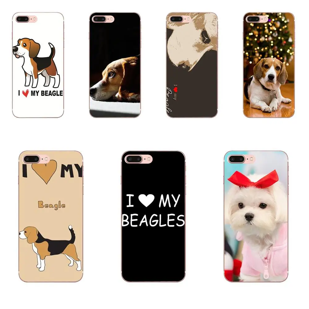 I Love My Beagle Dogs уникальный для Huawei P7 Honor 4C 5A 5C 5X 6 6C 6A 6X 7 7X 8 9 V8 V10 Y3II Y5II Y6II G8 Play Lite|Бамперы|