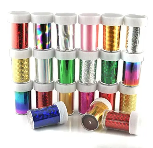 

10 роликов/партия переводная фольга для украшения ногтей, переводная Фольга Наклейка для ногтей 4х10 0 см/баночка для декора для ногтей перево...