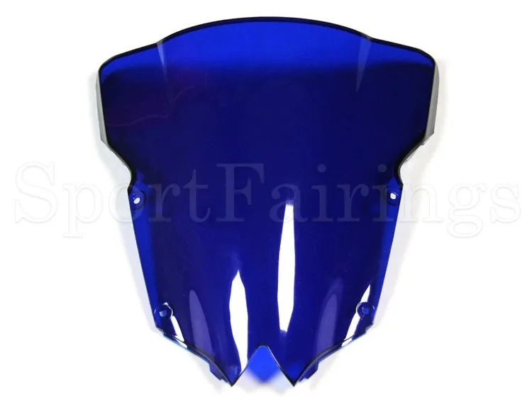 Для Yamaha YZF600 R6 08 09 2008 2009 черный двойной пузырь мотоциклы Черный ABS двойное стекло ветровое стекло