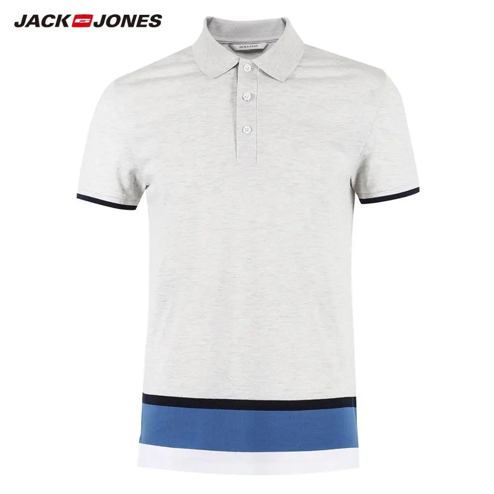 JackJones Мужской Хлопковый приталенный умный повседневный деловой Топ Простая