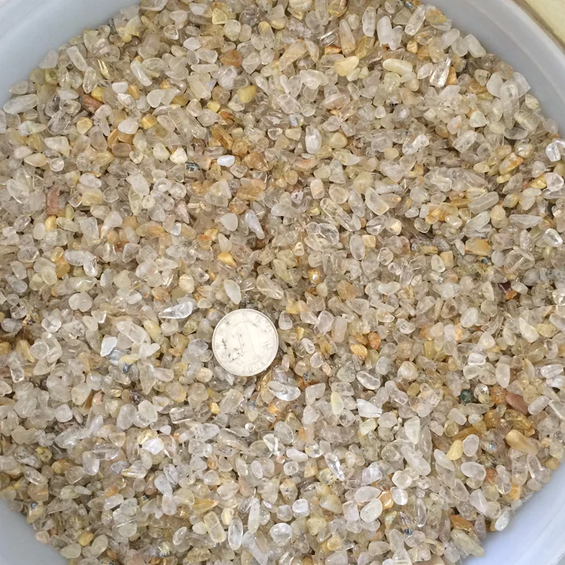 50 г натуральный желтый цвет волос с украшением в виде кристаллов Рутиловый