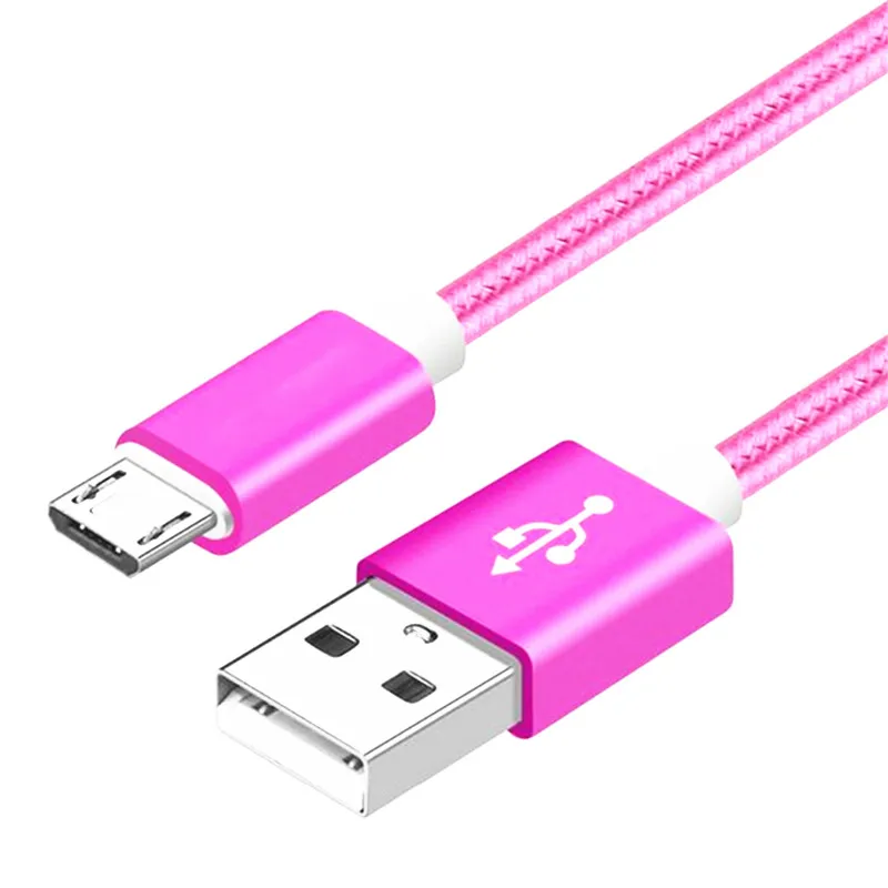 Ffelon 25 см короткий Micro USB кабель 2A Плетеный синхронный зарядный для xiaomi Powerbank