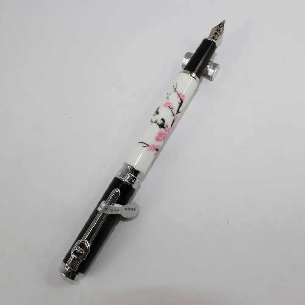 Adeeing элегантный Jinhao 8802 Сливовый цветок авторучка 18kgp|Перьевые ручки| |