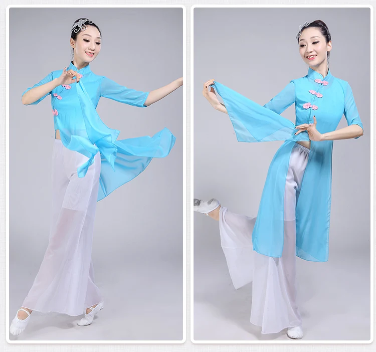 Ограниченный выпуск китайский Hanfu Сценические костюмы для певцов костюм для классических танцев женские кайт Китайский Стиль монохромный форма