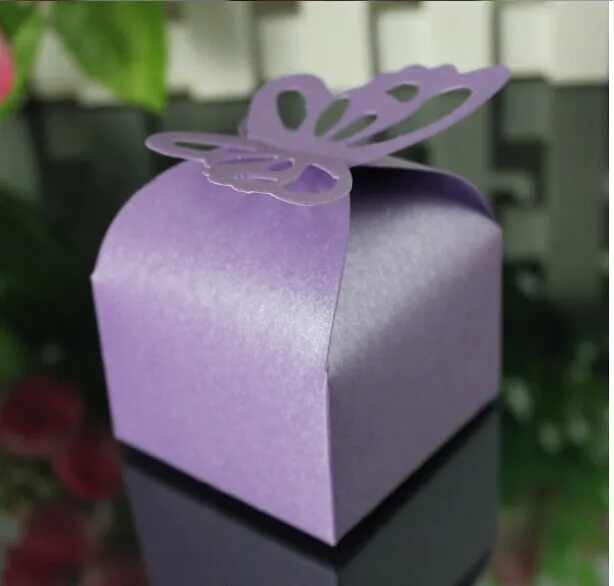 10 шт. Подарочная коробка сделай сам с бабочками для свадебных торжеств