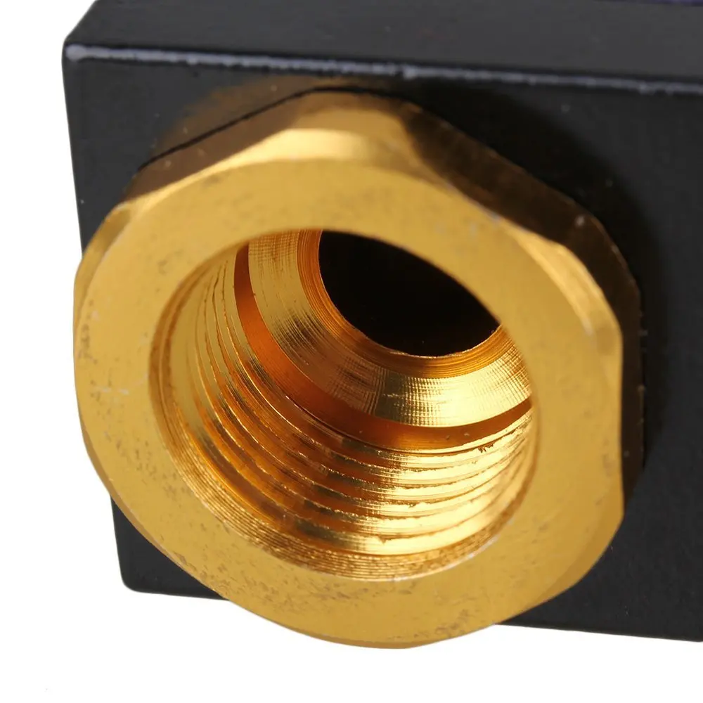 Черный Пневматический Быстрый воздушный выхлопный клапан 3/8 дюйма входные порты