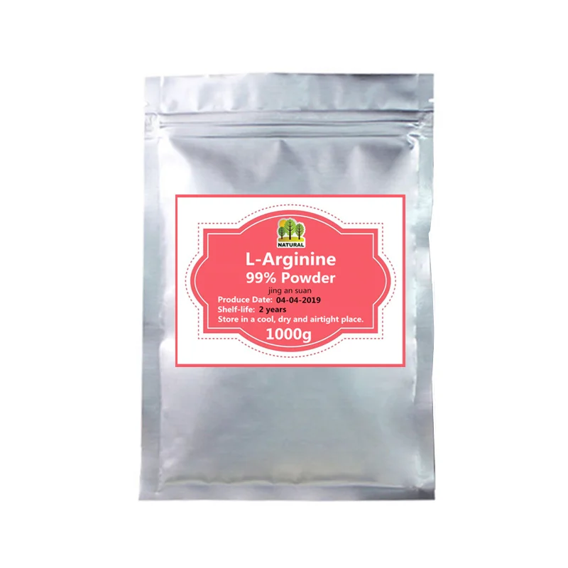 

50-1000g,Food Grade High Purity 99% L-arginine powder, L arginine powder, Essential Amino Acid - Nutritional Supplement