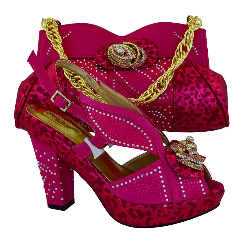 Italian Shoes and Bag Set Decorated with Appliques Yellow Color Matching Women Bags Ladies Sets | Обувь