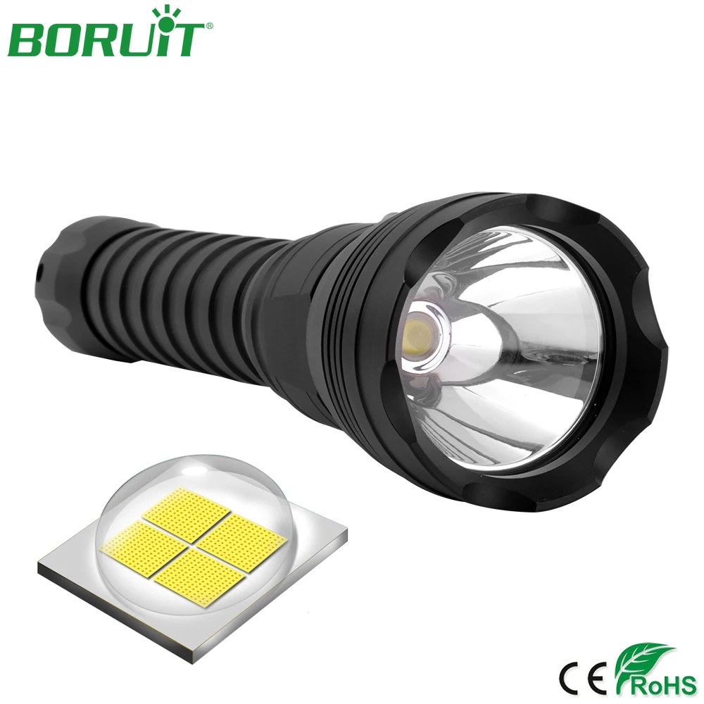 BORUiT 4000lm XHP70 светодиодный фонарик для подводного плавания 100 м IP68