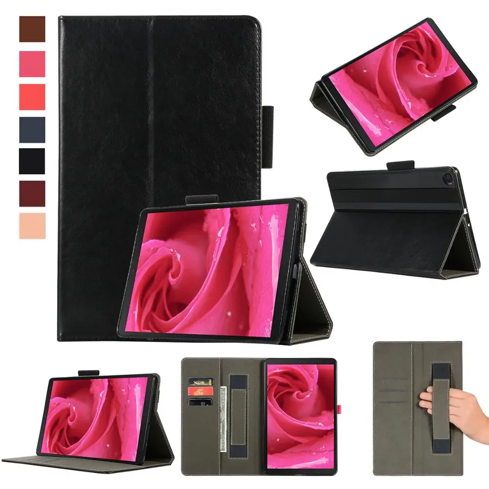 Коровьей кожи магнитный штатив защитный чехол для телефона Samsung Galaxy Tab A 10 1 2019 T510