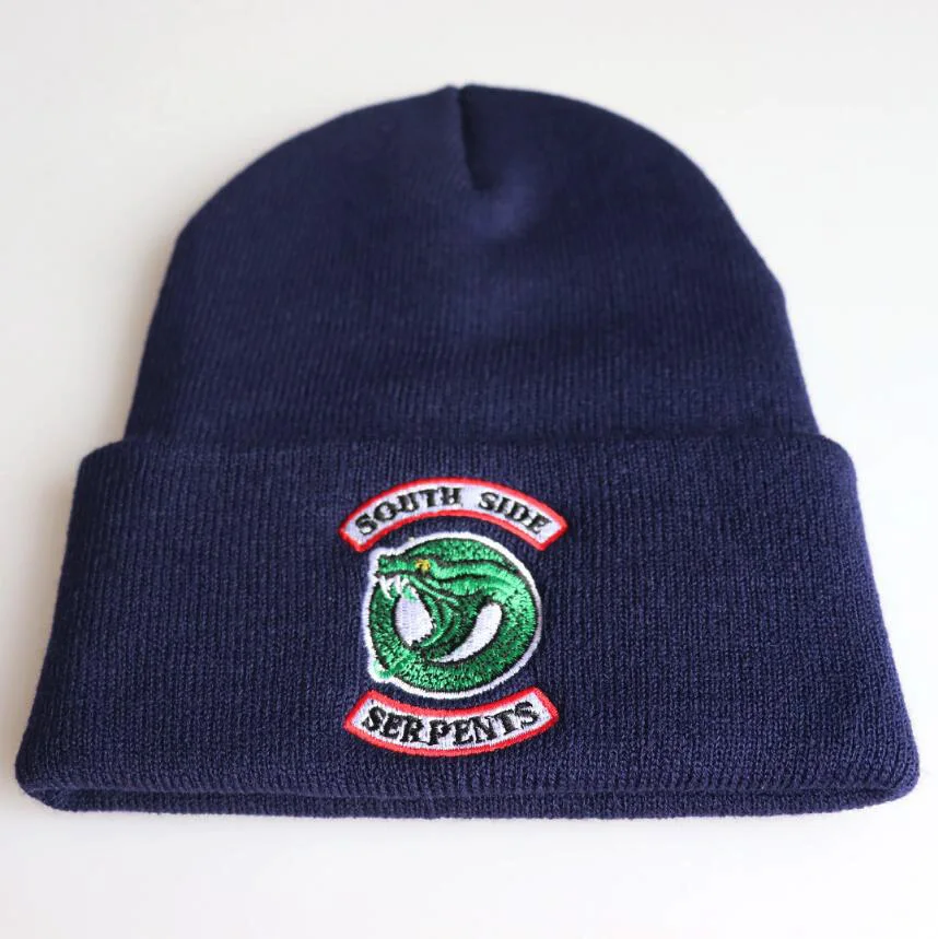Взрослых ривердейл южная сторона змеи шляпы для косплея Beanie кепки Зимний вязаный