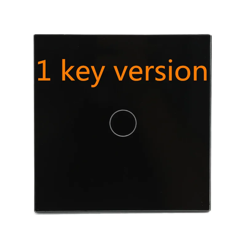 Сенсорный настенный Wifi выключатель света интеллектуальная стеклянная панель