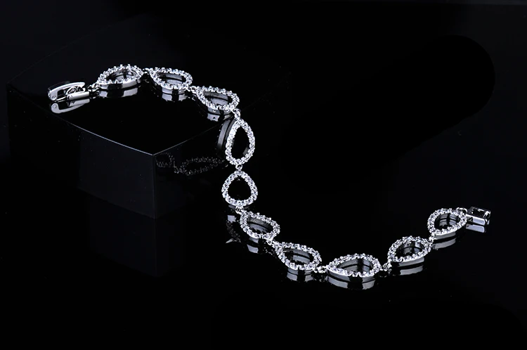 2015 Fashion charm water drop AAA CZ bracelet GLS0298 | Украшения и аксессуары