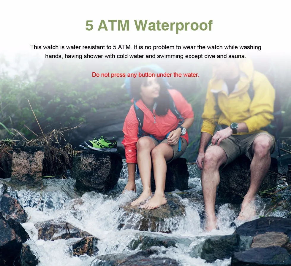 Niohuru многофункциональные спортивные часы H009 5ATM водонепроницаемые альтиметр секундомер барометр Открытый скалолазание часы для мужчин женщин EZON
