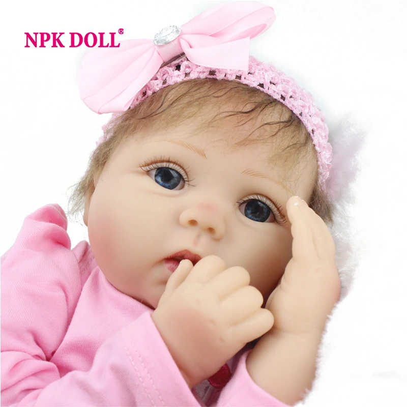 22 дюймовый Кукла Реборн Debbi в розовом ободочке Купить куклу reborn|baby reborn dolls|reborn