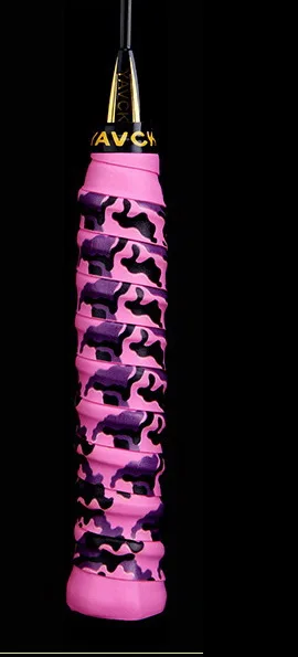 rose red Камуфляжный принт, противоскользящая рукоятка для бадминтона, теннис, овергрип, падель, над захватом, пота, повязка для удочки, намотка для ракетки, Сквош - Цвет: rose red