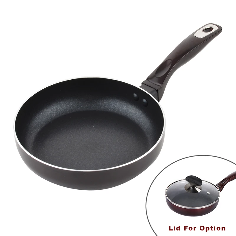 7 дюймов Мини-Сковорода сковорода Яичница стейк горшок с Стекло крышка Алюминий