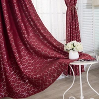 blackout curtains for living room bedroom kitchen cortinas modern hot selling home decor drapes hotel cafe window curtain