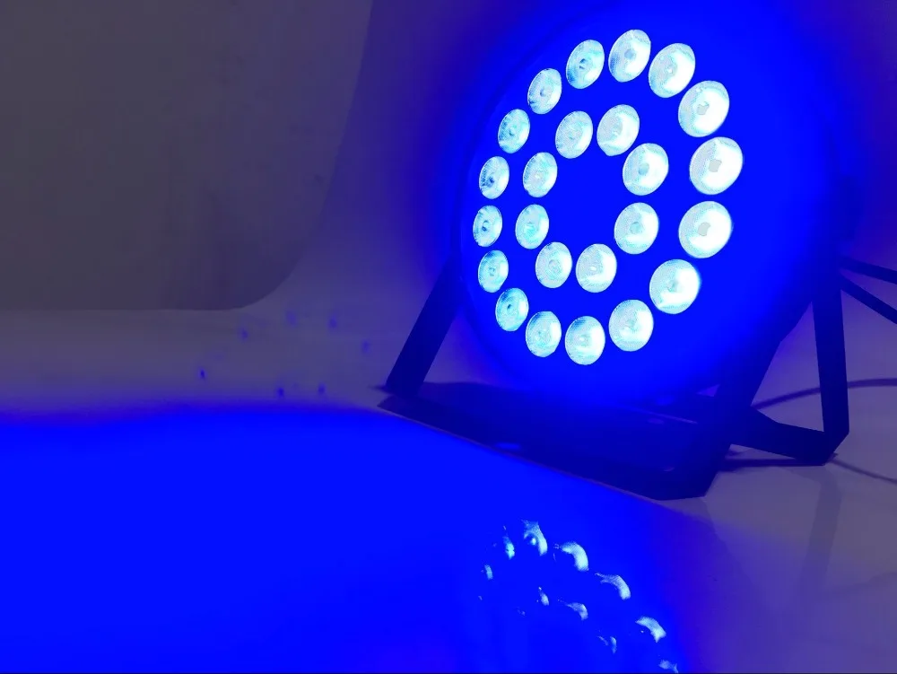 4 шт/RGBW 4in1 24X12W светодиодный Par Светильник dmx512 сцена плоский PAR диско светильник s