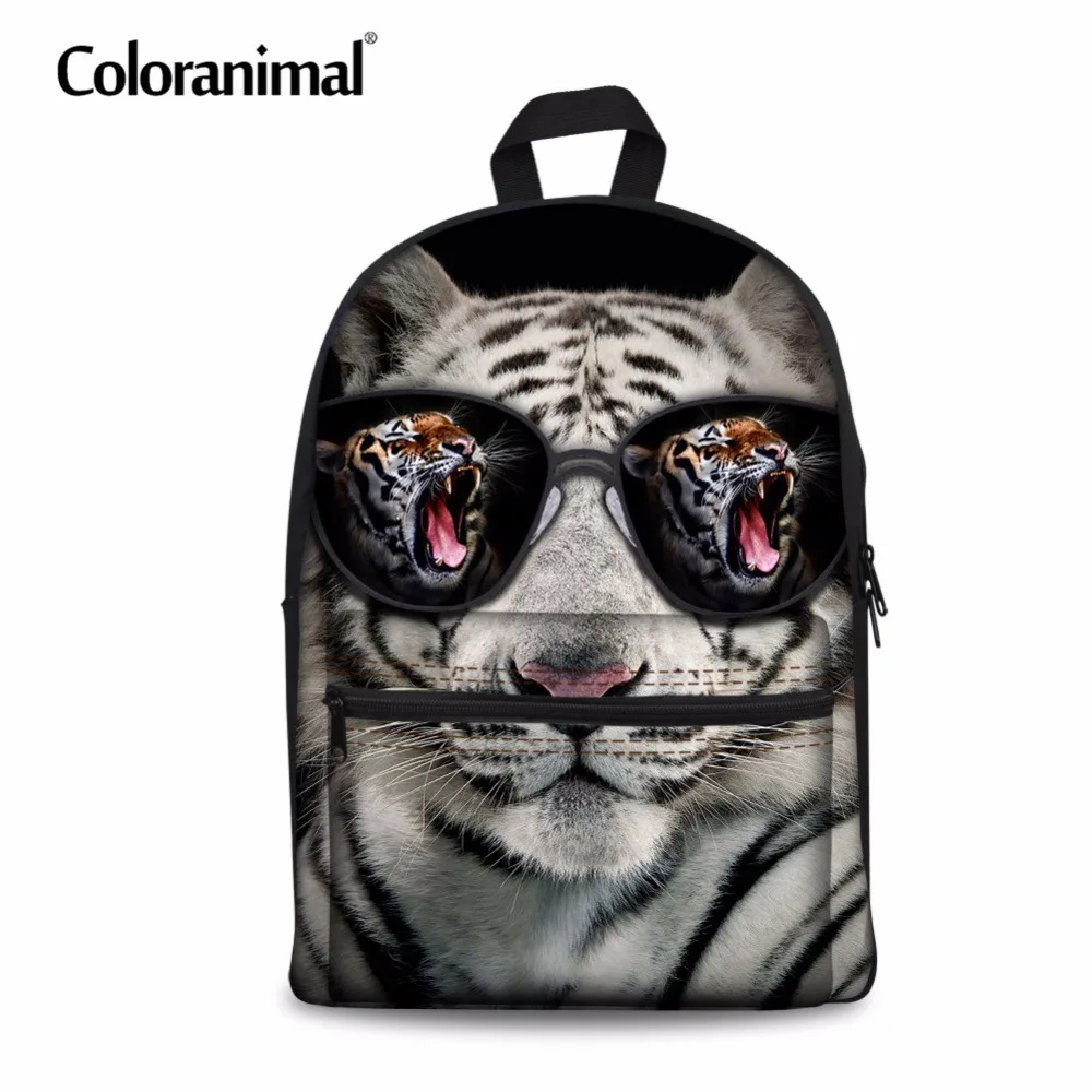 Рюкзак Coloranimal для мальчиков подростков дорожный холщовый ранец ноутбука и детей