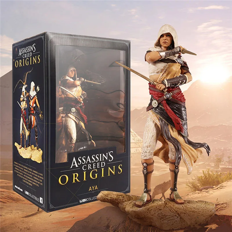 Игра вокруг Assassin's Creed Aya Origin модель статуя в коробке ручная-Assassin&# Creed - Цвет: Темный хаки