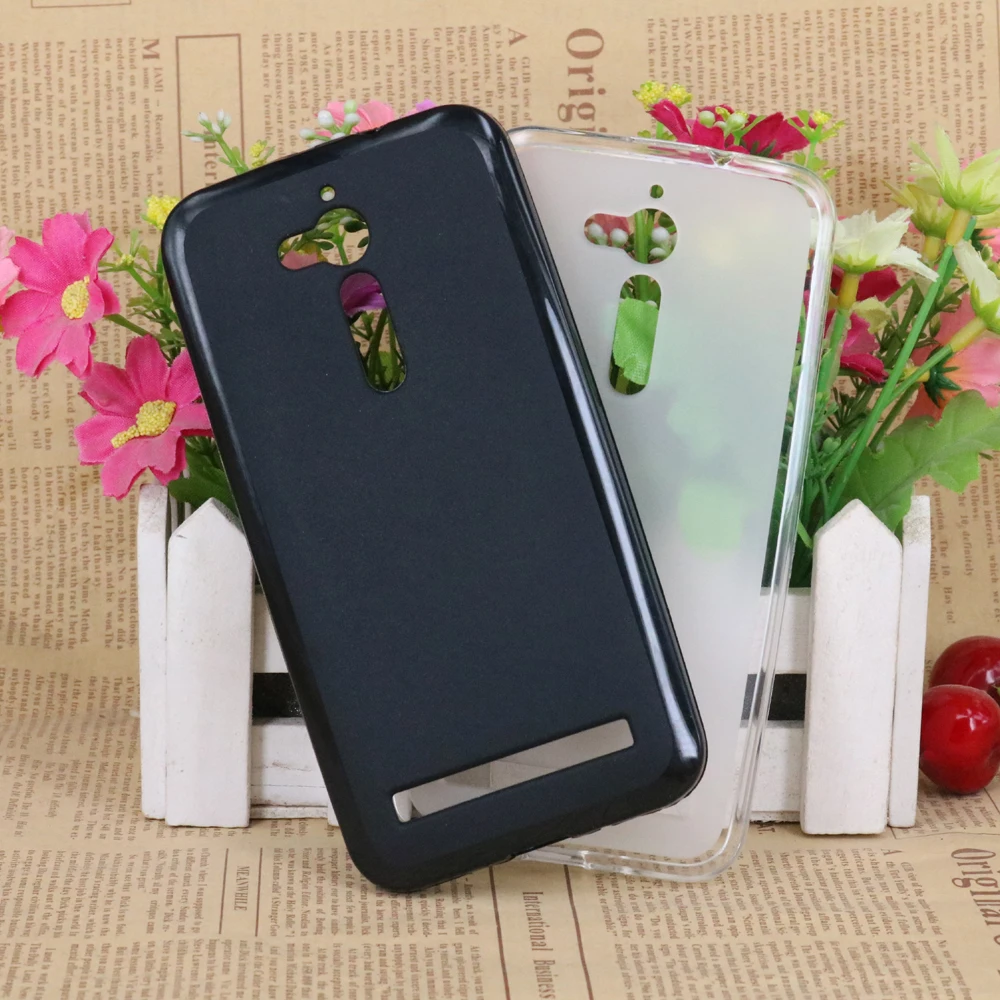 Чехол для Asus Zenfone Go ZB500KL оригинальный мягкий прозрачный силиконовый чехол из ТПУ