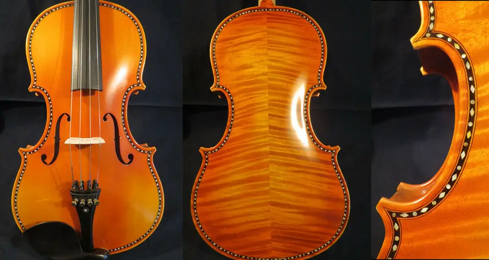 Композиция из массива дерева превосходная Альта Maestro viola 16 1/2 дюйма ракушка с