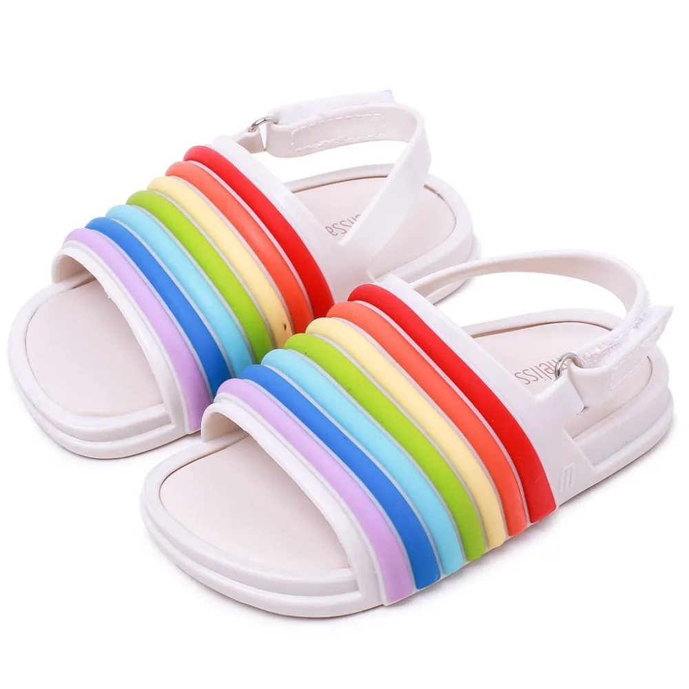 Mini Melissa/ г.; сандалии для мальчиков и девочек с изображением Микки Мауса; детские сандалии; детская обувь с изображением животных; милые сандалии Melissa