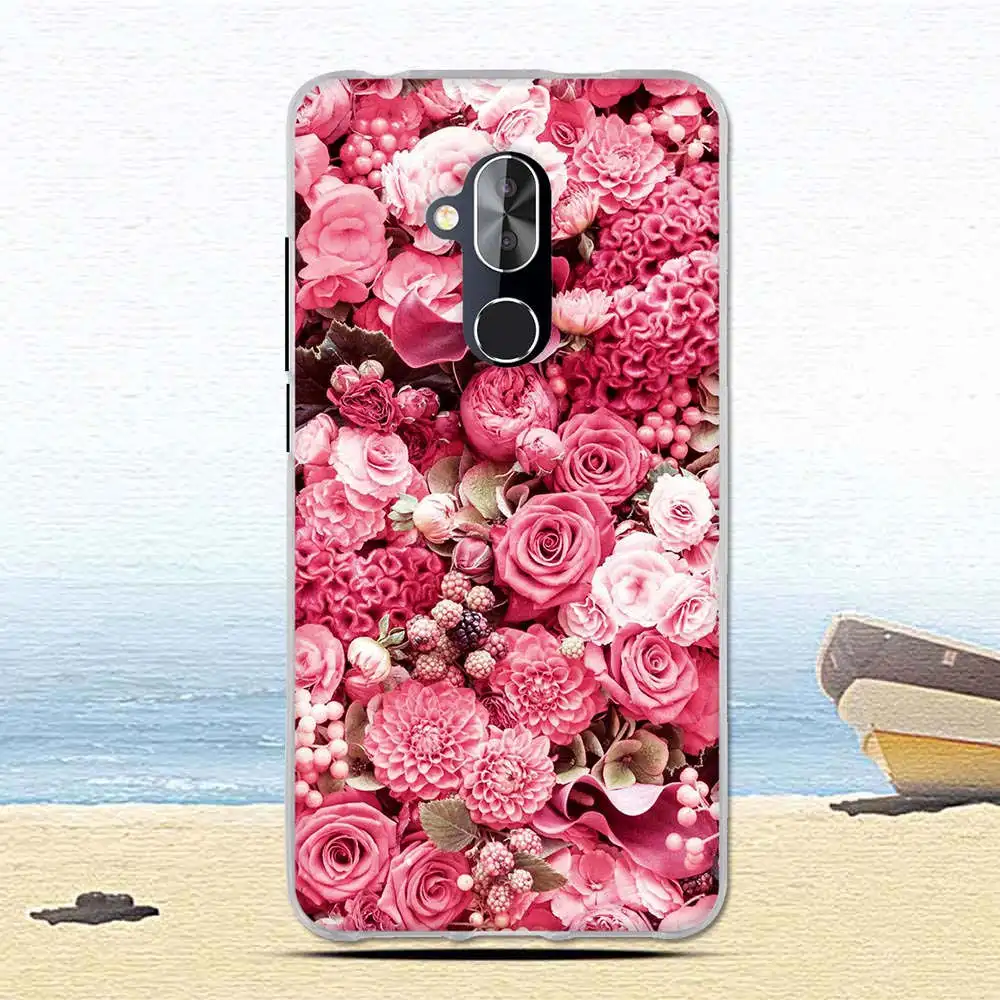 Мягкий Силиконовый ТПУ чехол с красочным рисунком для Alcatel 7 6062W телефона