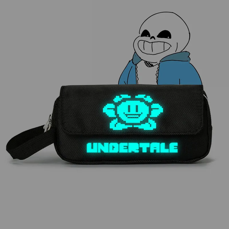 10 Игра Undertale Frisk Sans Скелет принт канцелярские принадлежности Sotrage сумка ручка чехол большой холщовый чехол для карандашей школьные сумки органайзер для путешествий - Цвет: 10