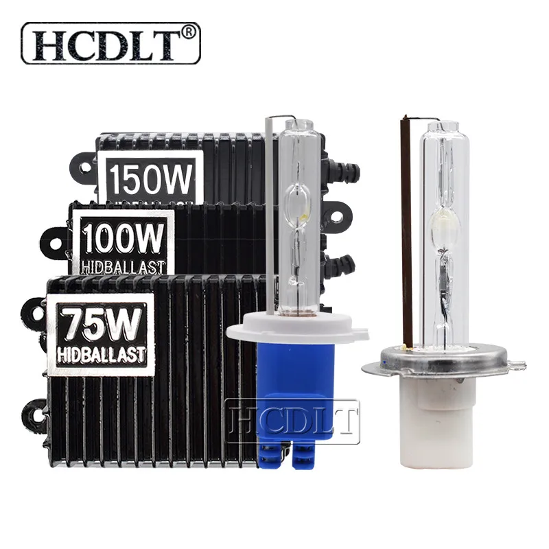 HCDLT 1 комплект 75 Вт 100 150 ксенон HID фар H1 H7 H11 HB3 HB4 D2H 4300K 5000K 6000K 8000K 12V автомобильный