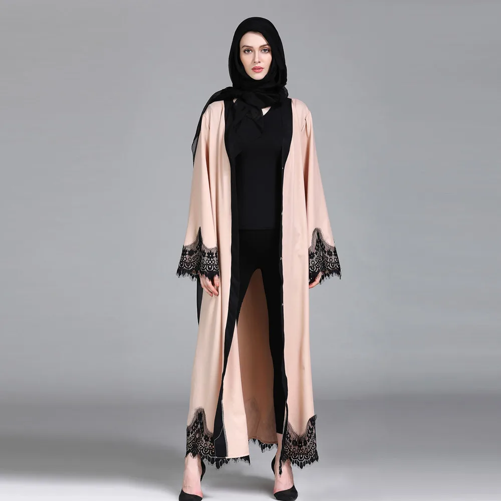 Abaya Femme, кружевное кимоно, кафтан, халат, ислам, мусульманский хиджаб, платье abaya s, кафтан Marocain, Катар, Оман, Турция, Elbise, платье "Рамадан"