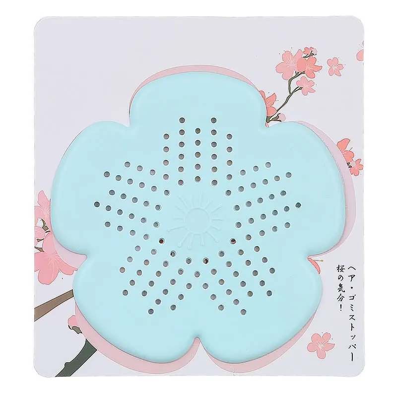 Flower Green Силиконовые сетки кухонные сливные фильтры для раковины фильтр канализационные волосы дуршлаги Ванная комната Чистый инструмент пол сито сливной фильтр коврик гаджеты - Цвет: Flower Green