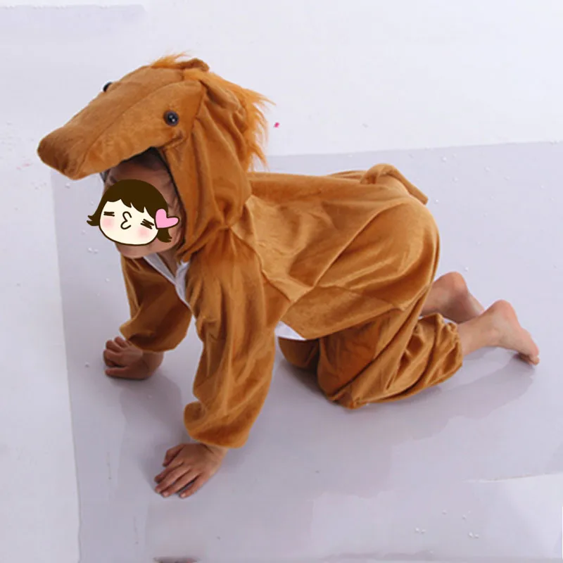 Boy Girls Cartoon Animal Horse Cosplay Costume Children Jumpsuits Clothes Carnival Costumes Party Fancy Dress Supplies |