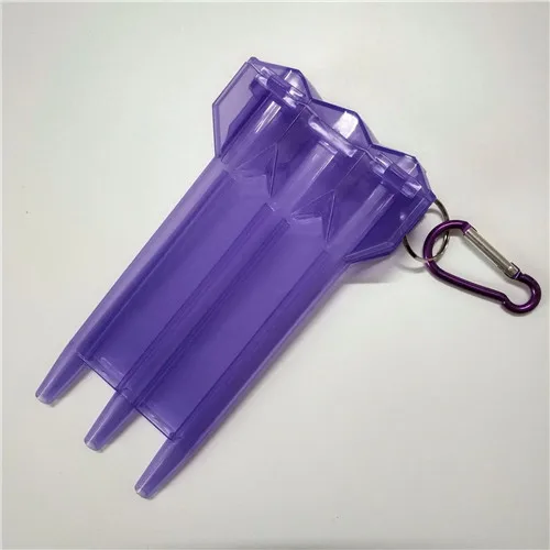 purple 7 цветов 1 шт Дротика пластиковый чехол для дротиков для профессионального Дротика - Цвет: purple