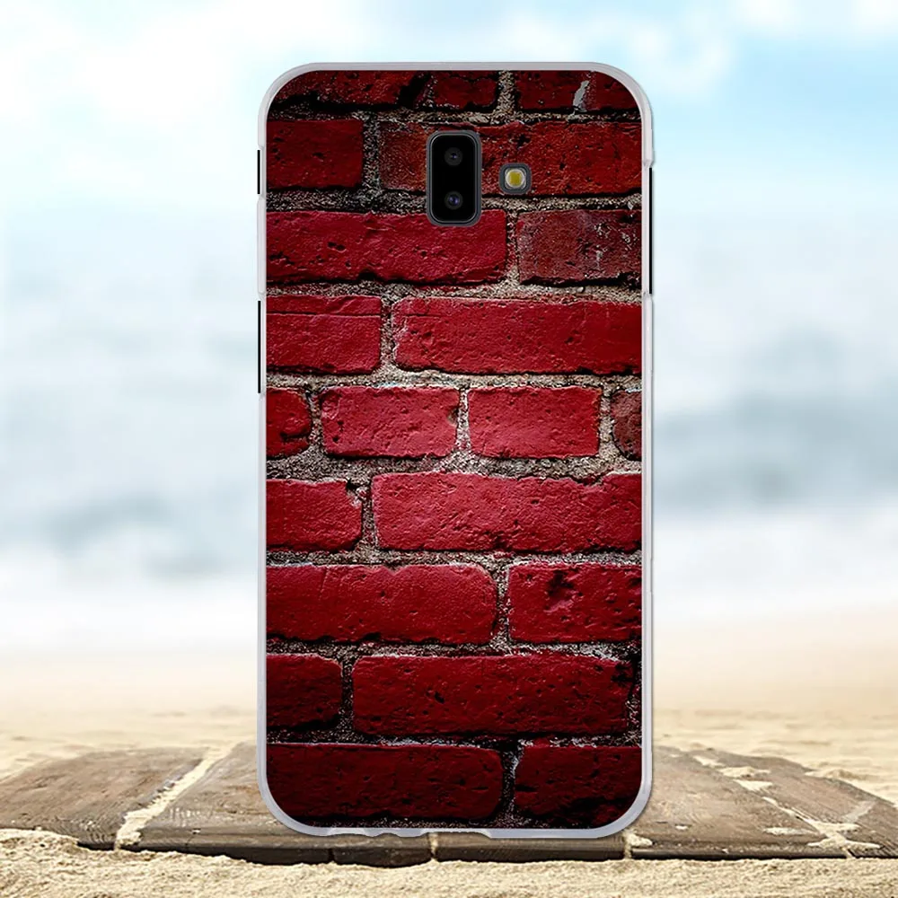 10 Для samsung Galaxy J6 премьер Cover Soft ТПУ для samsung Galaxy J6 плюс J610FN J610G чехол Цветы Узор для samsung J6 плюс сумка - Цвет: 10