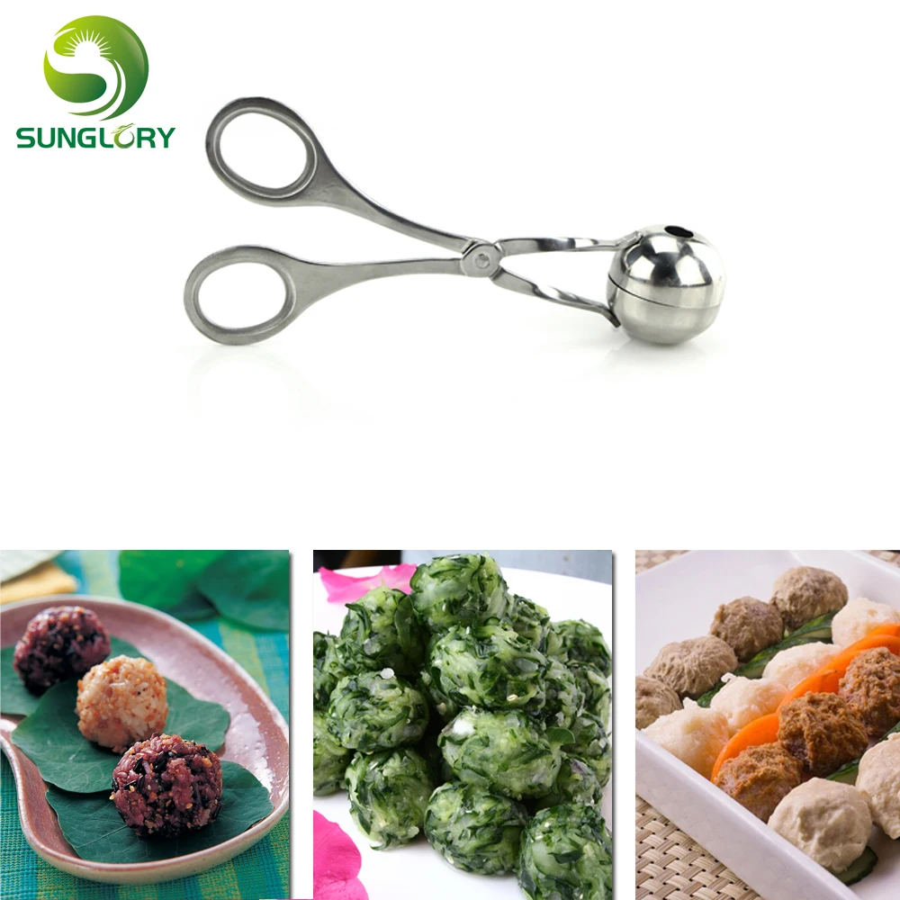 Convenient Meatball Maker Mold Stainless Steel Stuffed Clip DIY Fish Meat Rice Ball Kitchen Gadgets Cooking Tools | Дом и сад