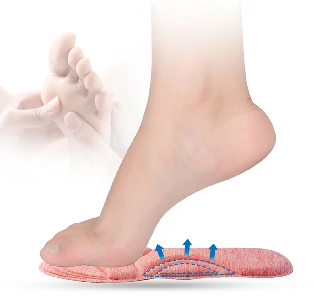 Деминьё Для женщин Memory Foam ортопедические стельки для Обувь на высоких каблуках