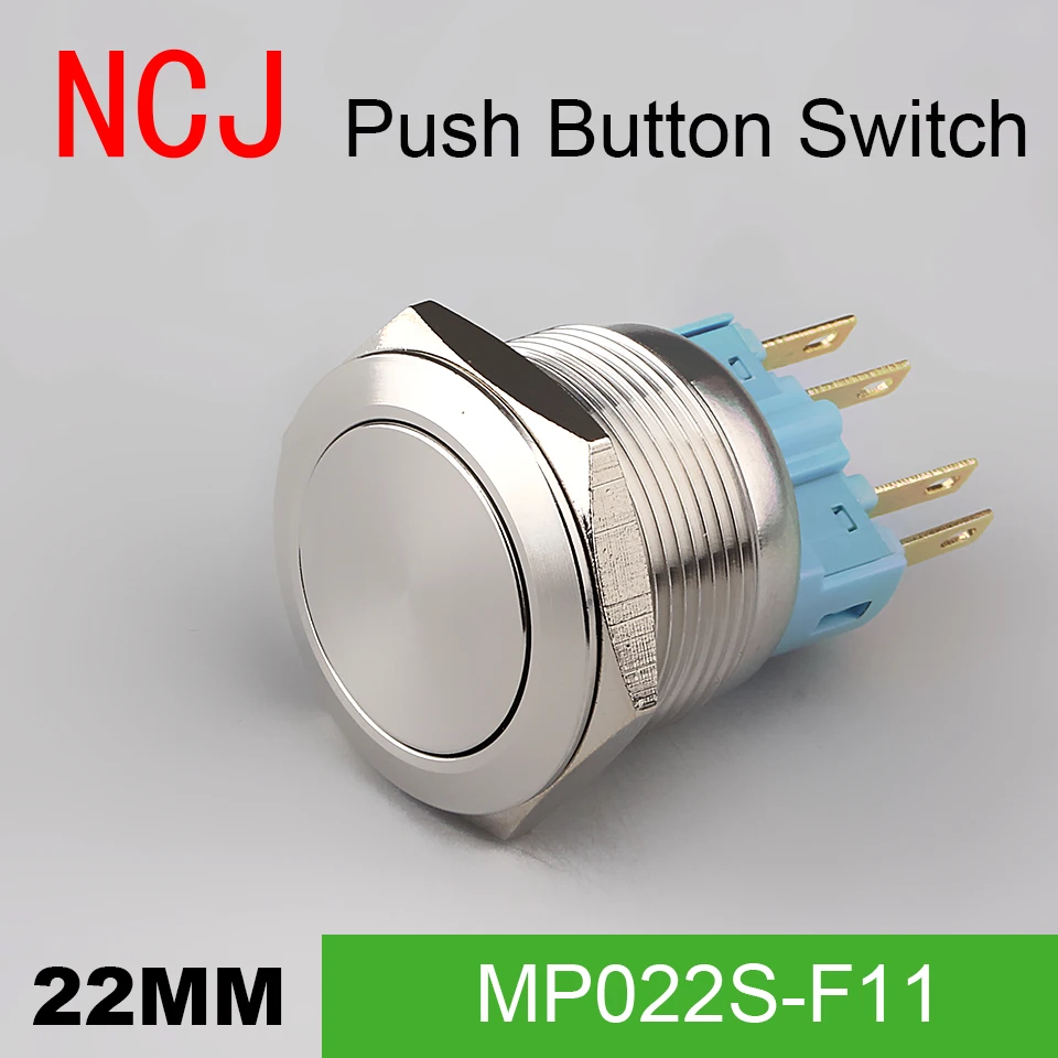 Металлический кнопочный переключатель NCJ 22 мм IP67 поддерживает альтернативную