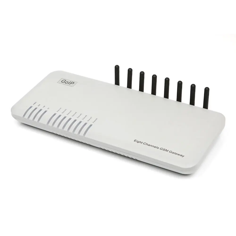HBUDS диапазона квада GSM voip шлюз 8 канальный сетевой видеорегистратор GOIP IMEI