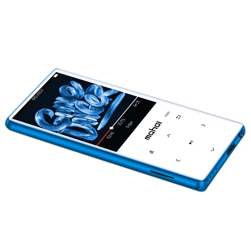 Blue Mahdi M310 16G Bluetooth Mp3 плеер без потерь Hifi мини 2,4 дюймовый экран музыкальный плеер с наушником - Цвет: Blue