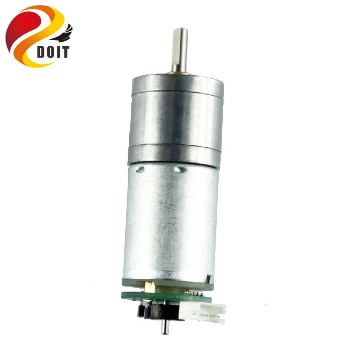 25mm 9V DC Reduced Gear Motor for Robot with Hall Sensor DIY Toy Car Tank Chassis Development Kit Velocity Measure