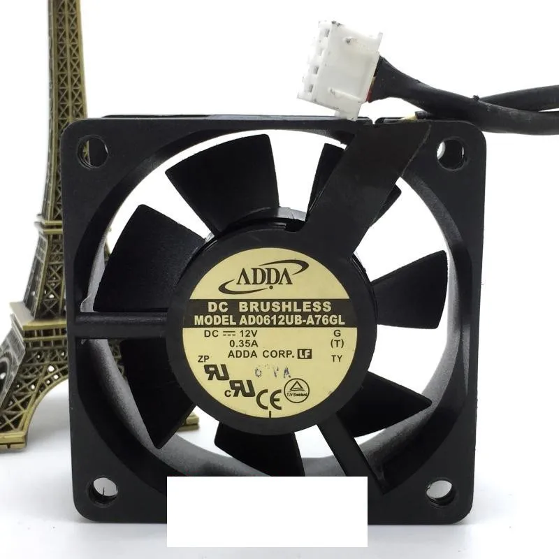 ADDA AD0612UB-A76GL 60*60*25 мм 6 см DC 12V 0.35A осевой вентилятор охлаждения | Компьютеры и офис