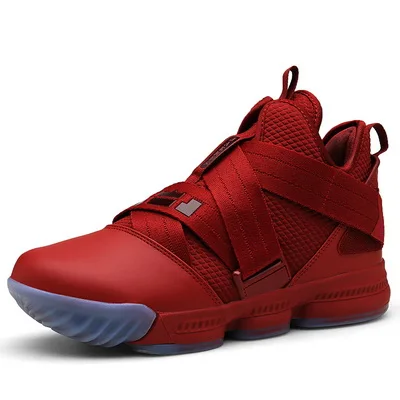 red Брендовые мужские баскетбольные кроссовки Jordan с высоким берцем, мужские амортизирующие кроссовки, баскетбольный светильник, Нескользящие дышащие спортивные кроссовки для улицы - Цвет: red