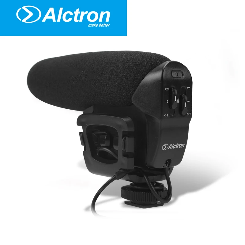 Alctron VM 6 VM6 Shotgun стерео микрофон Запись интервью для Canon Nikon Любой DSLR камера DV