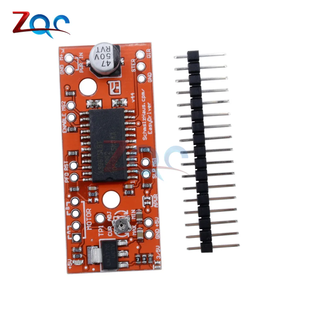 A3967 EasyDriver Shield тактовый шаговый двигатель драйвер V44 для Arduino поддержка 4/6/8 Wire Steppers