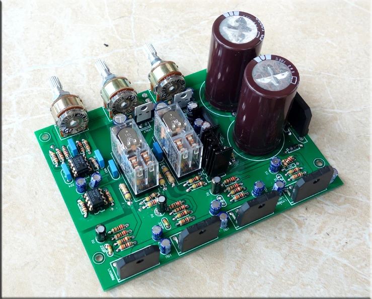KYYSLB HiFi LM3886 2,1 канальный 68 Вт* 2+ 180 Вт* 1 Сабвуфер Усилитель мощности доска